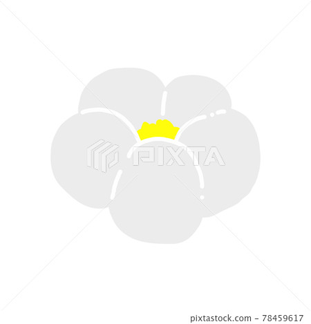 日本點心手繪插畫圖標 (neri-kiri) [白色] 78459617