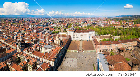 Castle Square aerial view, Turin 78459644