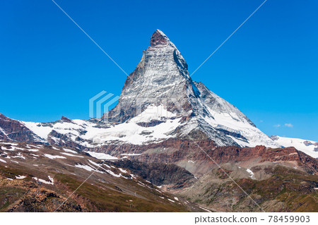 Matterhorn mountain range in Switzerland 78459903