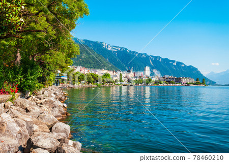 Montreux town on Lake Geneva Montreux town on Lake Geneva 78460210