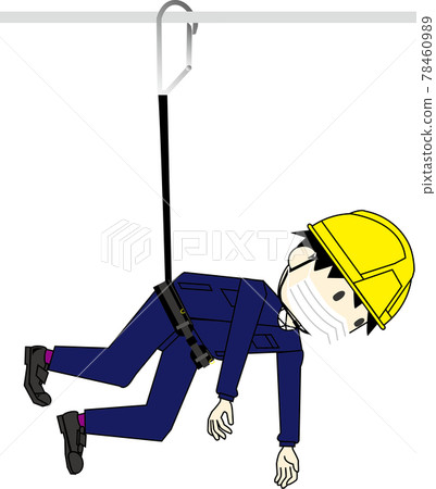 Worker fall 78460989