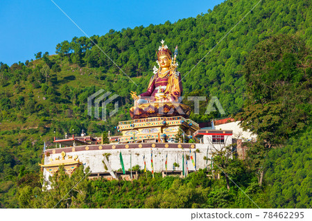 Guru Padmasambhava statue in Rewalsar, India Guru Padmasambhava statue in Rewalsar, India 78462295