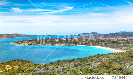 Fantastic view of La Sciumara beach in Palau. Fantastic view of La Sciumara beach in Palau. 78464464