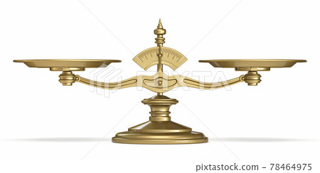 Golden scales 3D Golden scales 3D 78464975