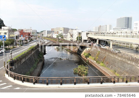 Kashio River and JR Ofuna Station West Exit Kashio River and JR Ofuna Station West Exit 78465646