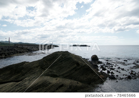 Tottori four seasons walk summer sand dunes Iwato 78465666