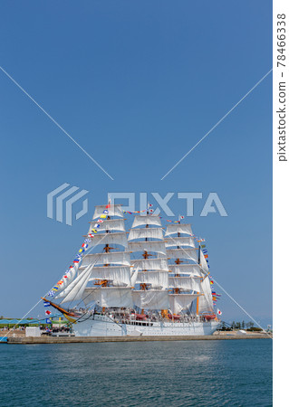 富山、清水的海王丸，滿船裝飾 78466338