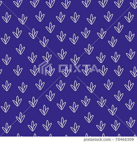 Flower abstract seamless pattern fabric vector 78468309