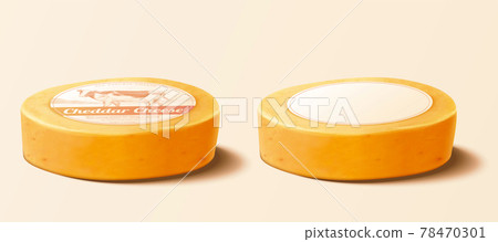 3d cheddar cheese wheels 78470301