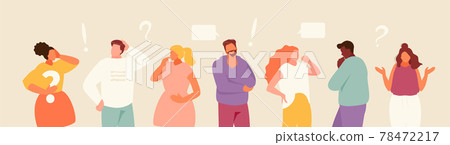 Puzzled Thinking People Problem Solving Puzzled Thinking People Problem Solving 78472217