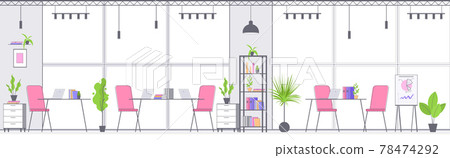 modern coworking area interior empty no people office modern coworking area interior empty no people office 78474292