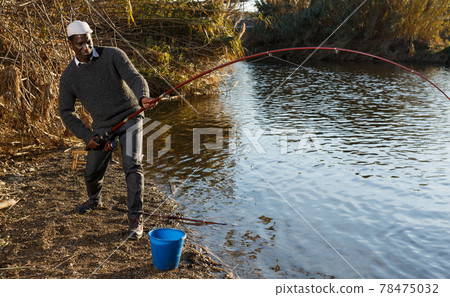Emotional portrait of African fisherman Emotional portrait of African fisherman 78475032