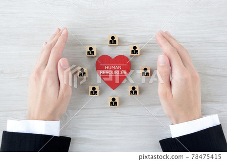 Image of protecting human resources and human resources 78475415