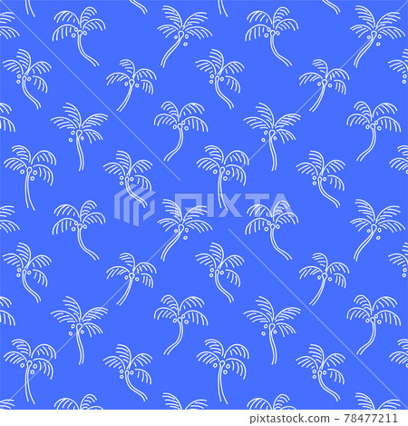 Palm trees seamless pattern Palm trees seamless pattern 78477211