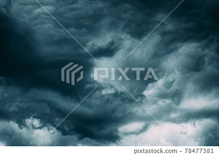 Stormy Sky Before Rain Thunderstorm. Storm Cloudy Sky Background Stormy Sky Before Rain Thunderstorm. Storm Cloudy Sky Background 78477381