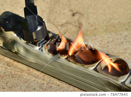 Outlets with switche caught fire in room. Outlets with switche caught fire in room. 78477645