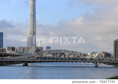 天空樹和白須橋 天空樹和白須橋 78477745