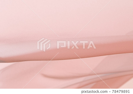 Smooth elegant colorful transparent cloth separated on white background. Smooth elegant colorful transparent cloth separated on white background. 78479891