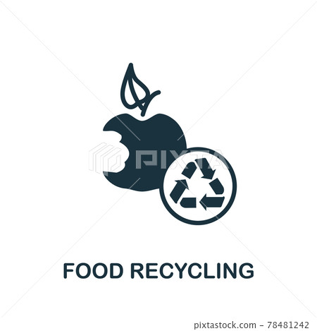 Food Recycling icon. Simple illustration from recycling collection. Creative Food Recycling icon for web design, templates, infographics and more Food Recycling icon. Simple illustration from recycling collection. Creative Food Recycling icon for web design, templates, infographics and more 78481242