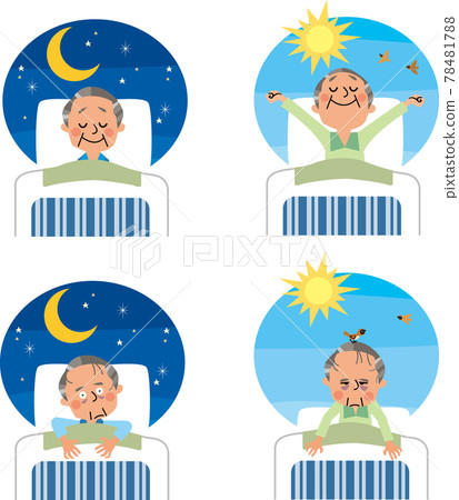 Insomnia and good sleep 78481788