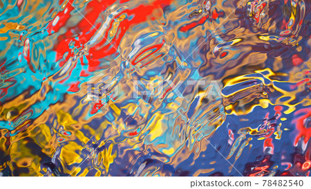 Colored abstract water surface background. Colored abstract water surface background. 78482540