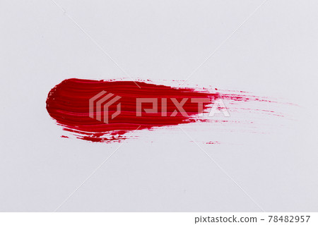 Red stroke of the paint brush Red stroke of the paint brush 78482957