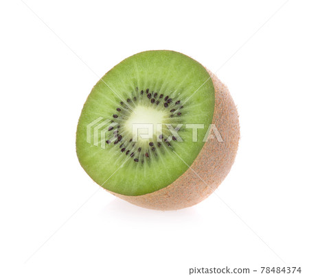 kiwi fruit isolated on white background 78484374
