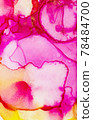Hand painted alcohol ink art, bright abstract painting. Hand painted alcohol ink art, bright abstract painting. 78484700
