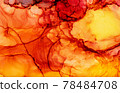 Hand painted alcohol ink art, bright abstract painting. Hand painted alcohol ink art, bright abstract painting. 78484708