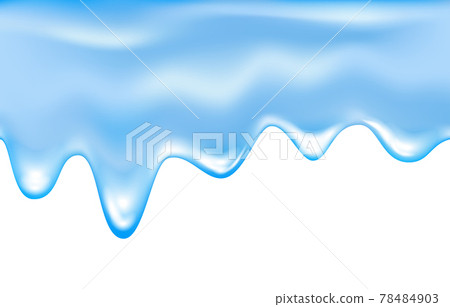 Dripping water isolated on transparent background. Dripping water isolated on transparent background. 78484903