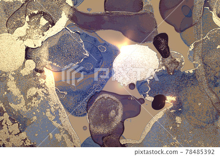 Vinatge abstract purbple, blue and gold marble texture with sparkles Vinatge abstract purbple, blue and gold marble texture with sparkles 78485392