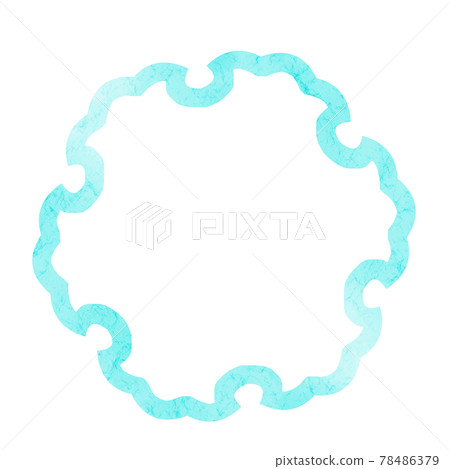 Snow ring photo frame light blue Snow ring photo frame light blue 78486379