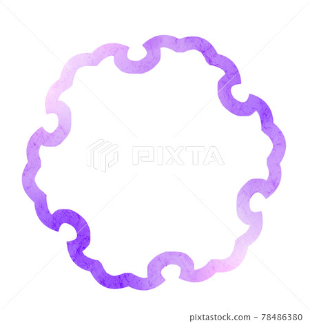 Snow ring photo frame purple Snow ring photo frame purple 78486380