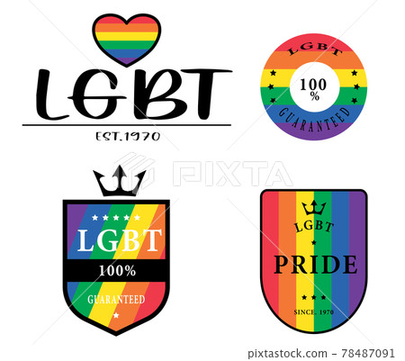 lgbt pride symbol design logo lgbt pride symbol design logo 78487091