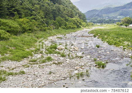 Water, valley, river, stream, Jojongcheon, Gapyeong-gun, Gyeonggi-do 78487612