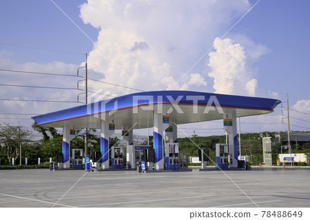 RAYING THAILAND - MAY , 2021 : PTT Gas Station in Thailand. 78488649