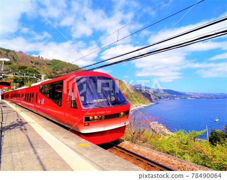 [伊豆] 從伊豆北川站，金目台火車 [2] 78490064