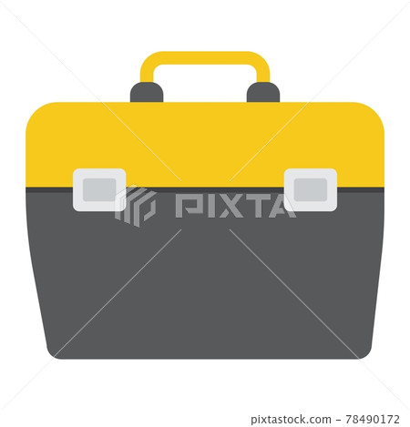 Toolbox flat icon, build and repair, toolkit sign Toolbox flat icon, build and repair, toolkit sign 78490172