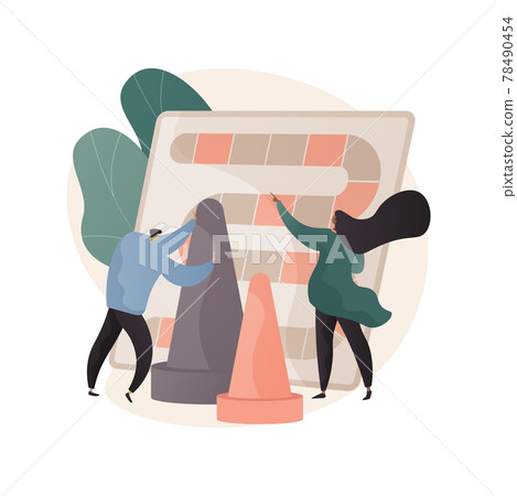 Board games abstract concept vector illustration. Board games abstract concept vector illustration. 78490454