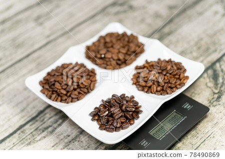 4 types of blended coffee beans Colombia Brazil Ethiopia Mandelin Home roasting 78490869