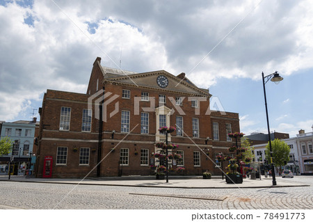 Town centre of Taunton in Somerset, England 78491773