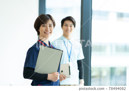 Nursing image Caregiver Nursing staff ■ Shooting cooperation "LINK FOREST" 78494082