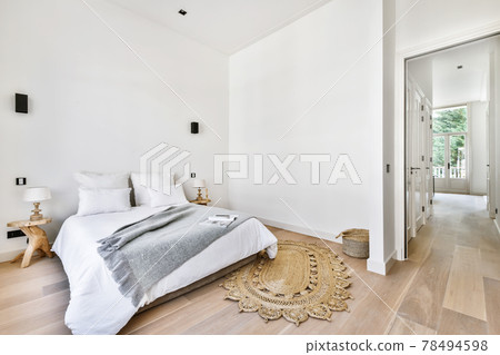 Interior of bedroom 78494598