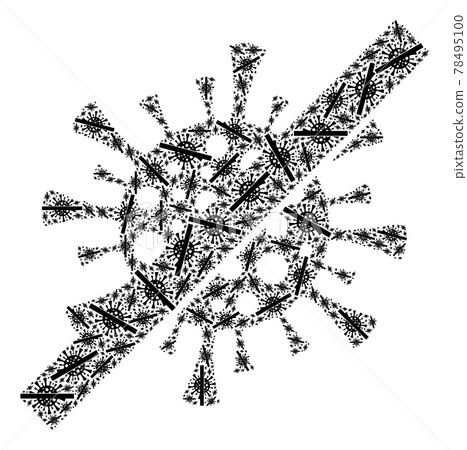No Contagious Virus Fractal Collage of No Contagious Virus Items No Contagious Virus Fractal Collage of No Contagious Virus Items 78495100
