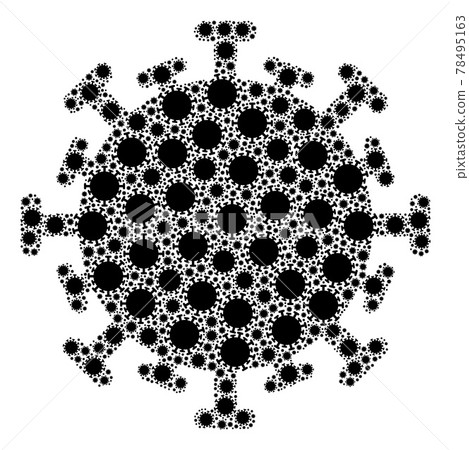 Contagious Virus Recursion Composition of... - Stock Illustration ...