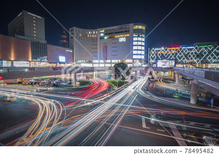 水戶站南口激光束 78495482