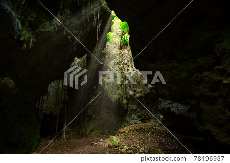 Okinawa's power spot where sunlight shines Okinawa's power spot where sunlight shines 78496987