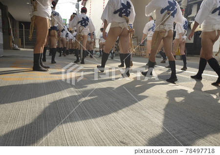 People heading to Hakata Gion Yamakasa 78497718