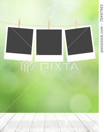 Photo frame material with a refreshing impression - Stock Illustration ...