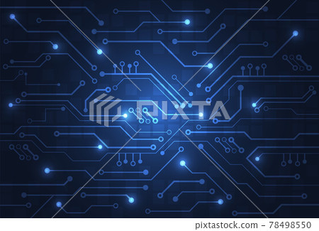 Abstract digital background with technology circuit board texture. Electronic motherboard illustration. Communication and engineering concept. Vector illustration Abstract digital background with technology circuit board texture. Electronic motherboard illustration. Communication and engineering concept. Vector illustration 78498550